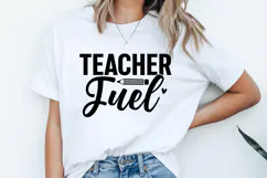 Teacher Fuel SVG | Teacher SVG | Teacher PNG Product Image 2