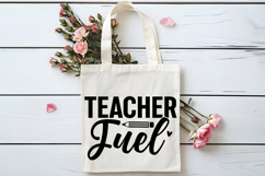 Teacher Fuel SVG | Teacher SVG | Teacher PNG Product Image 4