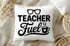 Teacher Fuel SVG | Teacher SVG | Teacher PNG Product Image 5