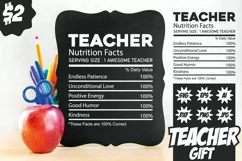 Teacher Nutrition Fun Fact SVG - Teacher SVG Gift Product Image 1