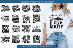 Teacher Funny SVG Bundle | Teacher SVG Bundle Product Image 1