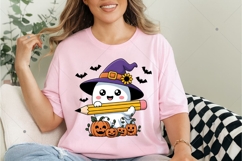 Retro Teacher Ghost Halloween PNG Product Image 6