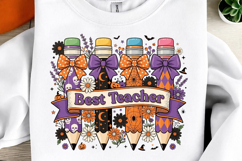 Halloween Sublimation Design,Halloween Typography PNG Product Image 5