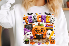 Teacher Halloween Pumpkin Sublimation Png Product Image 3