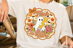 Teacher Halloween Sublimation Design Product Image 2
