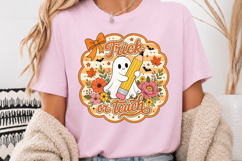 Teacher Halloween Sublimation Design Product Image 3