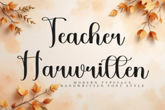 Teacher Handwritten Product Image 1