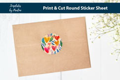 Teacher Heart Print and Cut sticker