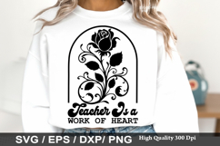 Boho Teacher SVG Design - Teacher of Smart Cookies Product Image 4