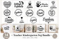 Teacher Kindergarten SVG Bundle Product Image 1