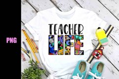 Teacher Life | Teacher Sublimation PNG Product Image 2