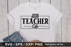 Teacher Life SVG - Teacher Design Product Image 1
