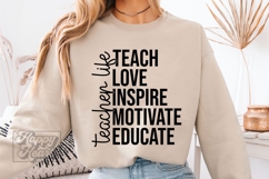 Teacher Life Inspirational SVG PNG - Kindergarten Product Image 5