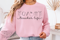 Teacher Life SVG PNG - Teacher Shirt Design - Teach Gift Product Image 1