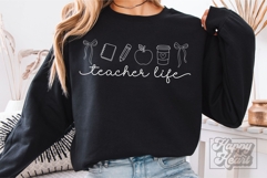 Teacher Life SVG PNG - Teacher Shirt Design - Teach Gift Product Image 4