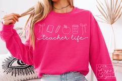 Teacher Life SVG PNG - Teacher Shirt Design - Teach Gift Product Image 3