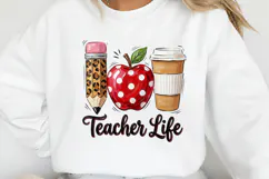 Teacher Life PNG,Back to School PNG Product Image 2