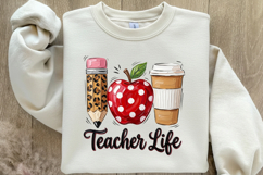 Teacher Life PNG,Back to School PNG Product Image 4