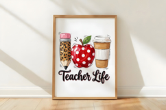 Teacher Life PNG,Back to School PNG Product Image 5