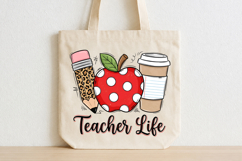 Teacher Life PNG,Back to School Sublimation Designs Product Image 4