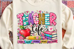 Teacher Life PNG, Inspire Teacher Shirt Product Image 4
