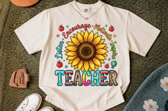 Teacher Life PNG, Listen Encourage Motivate Inspire TEACHER Product Image 2