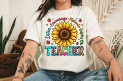 Teacher Life PNG, Listen Encourage Motivate Inspire TEACHER Product Image 3