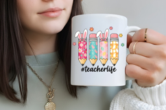 Teacher Life PNG Sublimation Design Product Image 4