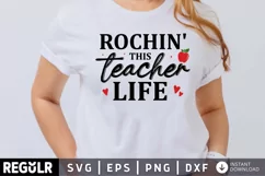 Rochin this Teacher life SVG, Teacher SVG Design Product Image 1