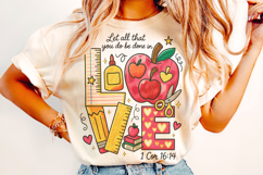 Love Teacher Valentine's Day PNG, Teacher Gift PNG, Xoxo PNG Product Image 2