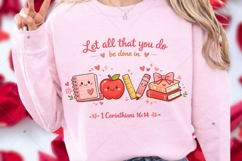 Teacher Love PNG, Christian Teacher Png, Valentine Classroom Product Image 7