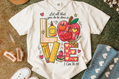 Love Teacher Valentine's Day PNG, Teacher Gift PNG, Xoxo PNG Product Image 4