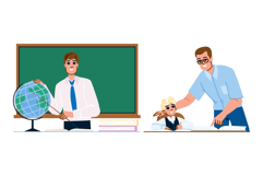 mentor teacher man vector Product Image 1