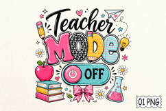 Teacher Mode Off Png Product Image 1