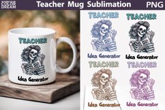 Teacher Mug Bundle | Funny Teacher Skeleton Mug Product Image 6