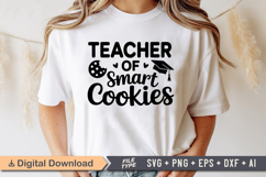 Teacher of Smart Cookies SVG | Teacher SVG | Teacher PNG Product Image 1