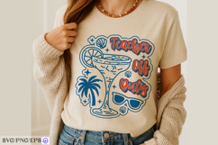 Teacher off Duty Summer Funny PNG SVG Design Product Image 3
