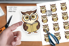 Teacher Owl Sticker Product Image 1