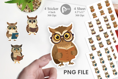 Teacher Owl Sticker Product Image 1