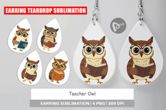 Earring Teacher Owl Product Image 1