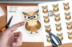 Teacher Owl Sticker Product Image 1