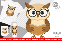 Teacher Owl Clipart Product Image 1