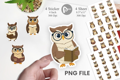 Teacher Owl Sticker Product Image 1