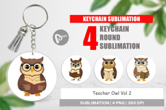 Keychain Teacher Owl Product Image 1