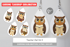 Earring Teacher Owl Product Image 1