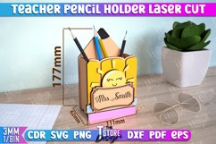 Teacher Pencil Holder Laser Cut Bundle | Teacher Pencil Box Product Image 12