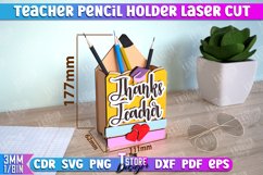 Teacher Pencil Holder Laser Cut Bundle | Teacher Pencil Box Product Image 7