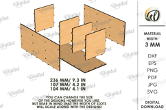 Teacher Pencil Holder Laser Cut. Wooden Desk Organizer SVG Product Image 2