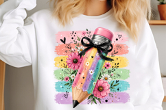 Teacher Pencil Watercolor PNG Product Image 2