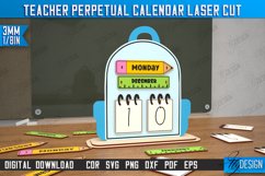 Teacher Perpetual Calendar Laser Cut Bundle,Desktop Calendar Product Image 3